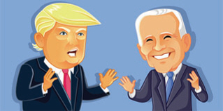 Trump und Biden Index CFD