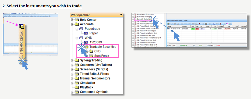 Quick start guide for NanoTrader Full