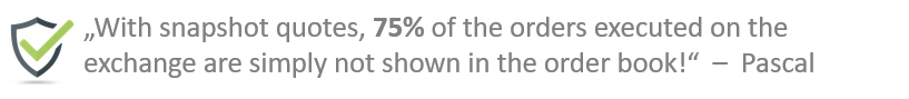 The advantages of tick-by-tick quotes for futures traders.